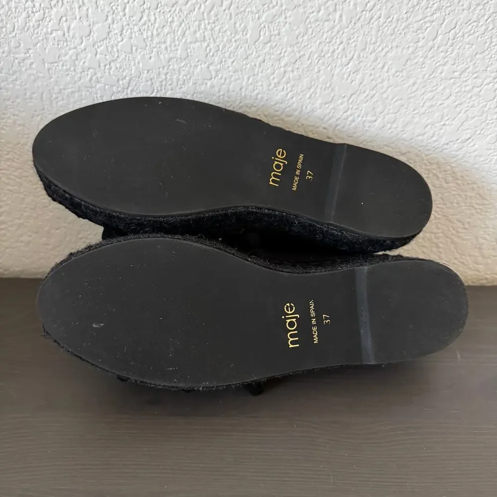 Maje | NWOB Maje Summer Espadrilles with Pompom Details size 37 - Picture 7 of 7